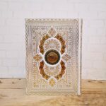 قرآن نفیس قاب صندوقی پلاک دار وزیری۴۰۱ - Image 3