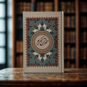 قرآن کریم کرم رنگ خط حروف چینی سایز رقعی